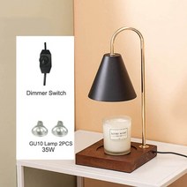 인테리어 LED 수면 침실 화장대 카페 화장대 책상 간접 무선 USB 조명 등 스탠드 아로마 테라피 디퓨저 왁스 전기 용융 워머 안전 양키 캔들 램프 에센셜 오일 버너 야간 홈, 검붉은 나무, 영국 어댑터 220v