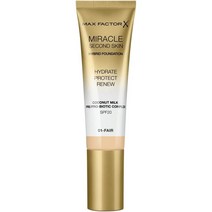 Max Factor 맥스 팩터 미라클 세컨드 스킨 하이브리드 파운데이션 SPF 20 01 Fair 30ml