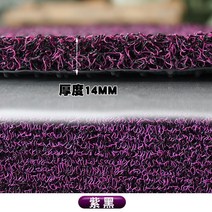 코일매트 적용 야디 르몽 전동차 페달 깔다 TDR2383Z 배터리 미끄럼방지 방수 2284698859, 보라색 블랙 두께 14MM