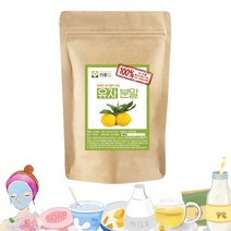국산 유자 분말 200g 선식 쉐이크 가루 티백 라떼 천연 파우더, 1개