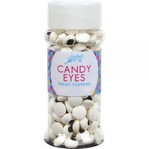 Candy Eye Toppers - 식용 베이킹 장식 - 컵케익 케이크 쿠키 브라우니용 재미있는 구글리 눈 - 할로윈 부활절 식용 아트 프로젝트 캔디 (82g 캔디 아이, 2.9oz Candy Eye Toppers
