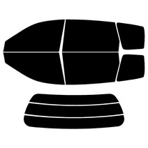 로톰 카렌스 측후면 썬팅필름 DIY 셀프 열차단 썬팅지, 카렌스2 (02-06), RTF-1S 15 (중간), 기아