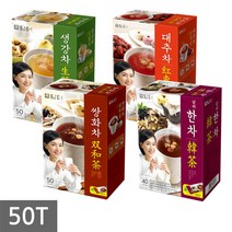 [담터] 생강차플러스 50개입 (생강차/대추차/쌍화차 택1), 필수선택:2. 대추차플러스50개입