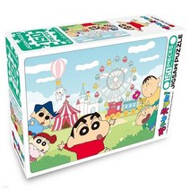 웅진북센 짱구는 못말려 직소퍼즐 150pcs 놀이동산, One color | One Size, 8809904201696