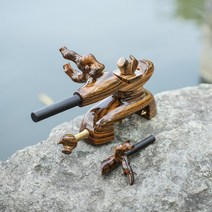 중층 클램프 좌대클램프 만력기 헤라 받침대 거치대 수제 공방 주걱, 주걱(흑감목 오른손右)