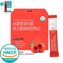 사과초모식초 포스트바이오틱스 애플 사이다 비니거 분말 가루 스틱 30포 + 사은품 증정, 1개