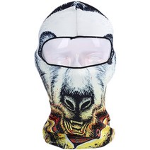 3D 팬더 사이클링 스포츠 야외 스키 발라클라바 스노우 보드 오토바이 해골 모자 헬멧 발라클라바 헤드 기어 선스크린 모자 풀 페이스, 02. 02