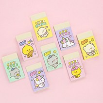 문구세트 잘지워지는지우개 쪼꼬미친구 소프트지우개 32개세트, 단품