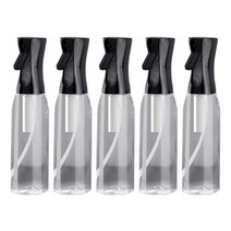 MAME 안개분사 압축분무기 반자동 분무기, 500ml x 5개, 투명블랙