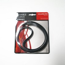 키링 자유곡선자 휘어지는자 고무자 곡선자