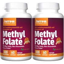 재로우 메틸 엽산 400mcg 캡슐, 60정, 2개