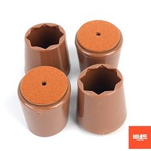 의자 끌림방지 발 커버 고무 캡 의자깔판 의자소리 식탁의자커버, 사각-중