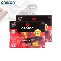 캔손 Figueras 캔버스페이퍼 290g 24x32 1+1 총20매입 1면제본/유화용지/아크릴용지, CA807-PD4F 1+1
