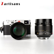 FITRADE 라이카 카메라 M-M M240 M3 M5 M6 M7 M8 M9 M9P M10 용 라이카 M 마운트 7artisans 75mm, 01 Leica M