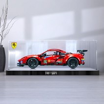 레고 테크닉 페라리 488 GTE af corse 51 전시장 42125 아크릴 디스플레이 케이스 진열장 타입, E + 1개