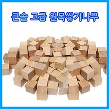2.5cm형 고급원목쌓기나무100 원목교구 큰솔스토밍 프뢰벨가베 2096ma