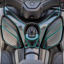 오더봇 XMAX300 엑스맥스 카본 스티커 카본 무늬 튜닝 스크레치 방지 보호 패치 데칼, 타입A, 1개