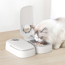말썽쟁이여름 강아지 고양이 자율배식 자율급식 로제코 자동급식기 자동배식기 2구, 자동급식기 2구