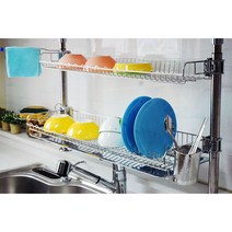 아이넥스 식기건조대 뉴더블원터치기둥식2단800O, 1개