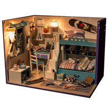 큐트룸 DIY 미니어처 하우스 중대형, 1세트, MY LITTLE GOOD BUDDIES