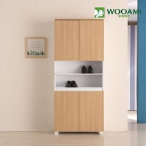[우아미가구] 코모노 높은 신발장800, 오크