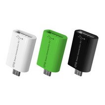 칼론 마이크로 5핀 USB OTG 젠더, 화이트