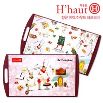 하우트 쉐프 은도마 항균도마 양면도마, (중)-자주색
