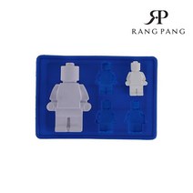 ［랑팡］로봇 블럭놀이 5구 몰드 (왁스타블렛몰드 석고방향제몰드), 1개
