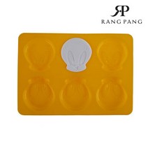 ［랑팡］병아리 6구 몰드 (왁스타블렛몰드 석고방향제몰드), 1개