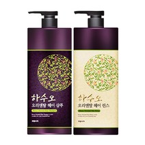 과일나라 하수오 오리엔탈 헤어 샴푸+린스 한방샴푸, 1세트