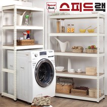 스피드랙 무볼트 조립식 앵글선반, 블랙앵글+MDF합판, 1개