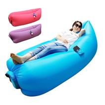 이라이언스 스마트 이지 에어베드, 1개, 핫핑크