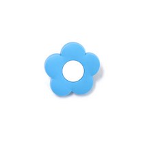 철물코리아 어린이손잡이모음, E015-플라워-파랑