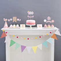 e베이비랜드 베이비핑크 페이퍼 9종 세트 백일상세트, 9종 (베이비핑크)