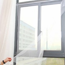 [ABLE] DIY 창문 방충망 창문 사각모기장 벨크로 창문방충망 소_150 x 130