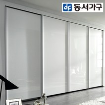 동서가구 하이그로시 슬라이딩 붙박이장 30cm DF634025, 화이트