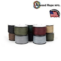 미국 앳우드로프 0.75mm x 90m 파라코드 밧줄 로프, 색상임의배송, 1개