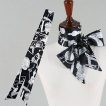 SY333 노블레스 3 롱타이 스키니 스카프 타이 넥타이 쁘띠 미니 가방 장식 헤어밴드 벨트 남자 남성 넥스카프 행사 패션