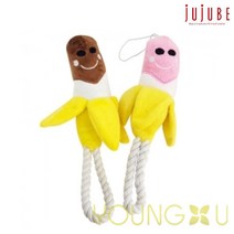 쥬쥬베 바나나 실타래 봉제 장난감(임의배송)-25cm, 색상임의, 1개