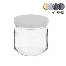 글라스락 유리병/잼병 Low700g(560ml) 유리용기, 560ml, 유리병 Low700g(560ml)-화이트1개