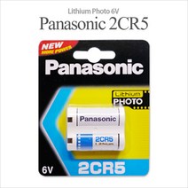 파나소닉 2CR5 카메라리튬전지 6V 건전지, 1팩, 1p