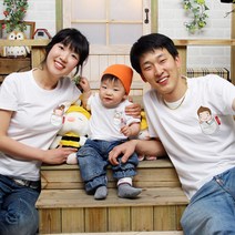 해피앤티 주머니쏙 가족티 패밀리룩