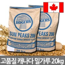 캐나다 밀가루 썬픽스 20kg 영양강화 고급강력분, 1