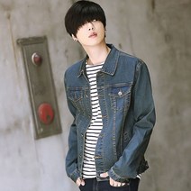 [플레이즈] 남성용 블루워싱데님자켓 5009