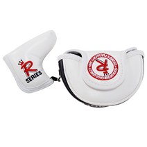 나은골프 MRC 아이디어 퍼터 커버_일자형 반달형, 미드형 화이트