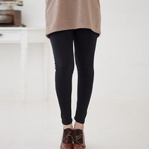 마더라이크 JS.포근이핀탁레깅스- 임산부 겨울 융털 임부레깅스