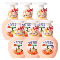 아이깨끗해 핸드워시 모이스처 복숭아, 250ml, 6개