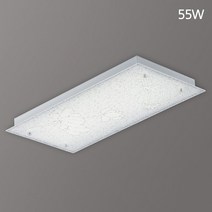 부경조명 동성 LED유리거실등 장미 55W 인테리어등, 주광색(하얀빛)