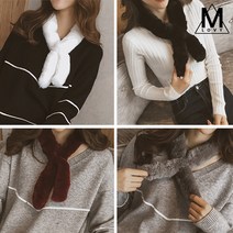 러비엠 쁘띠 토끼털 머플러/토끼털목도리/쁘띠 퍼 머플러