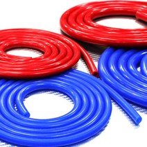 티몰 100% 실리콘 진공호스/3mm 5mm 8mm 기타 엔진용품, 레드 내경5mm(2M), 1개